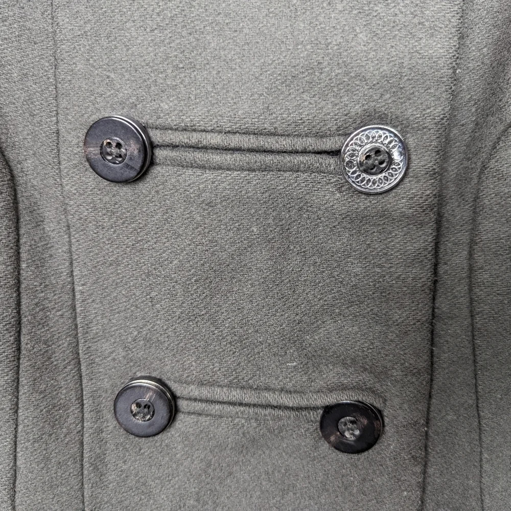 Zara Basic Double Breasted Wool Classic Military … - image 8